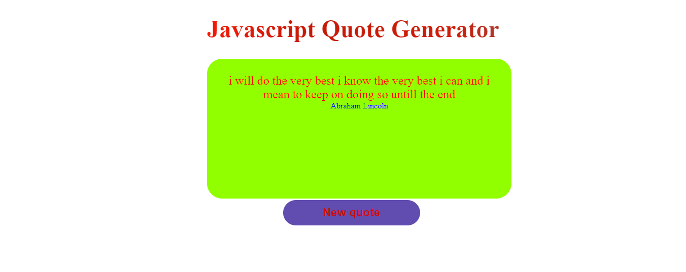 JavaScript App